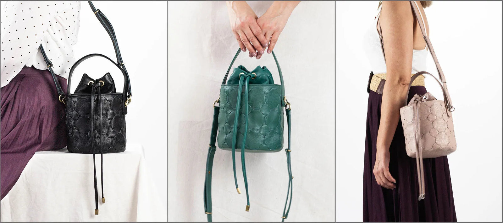 The Helon mini bucket bag | Milloobags