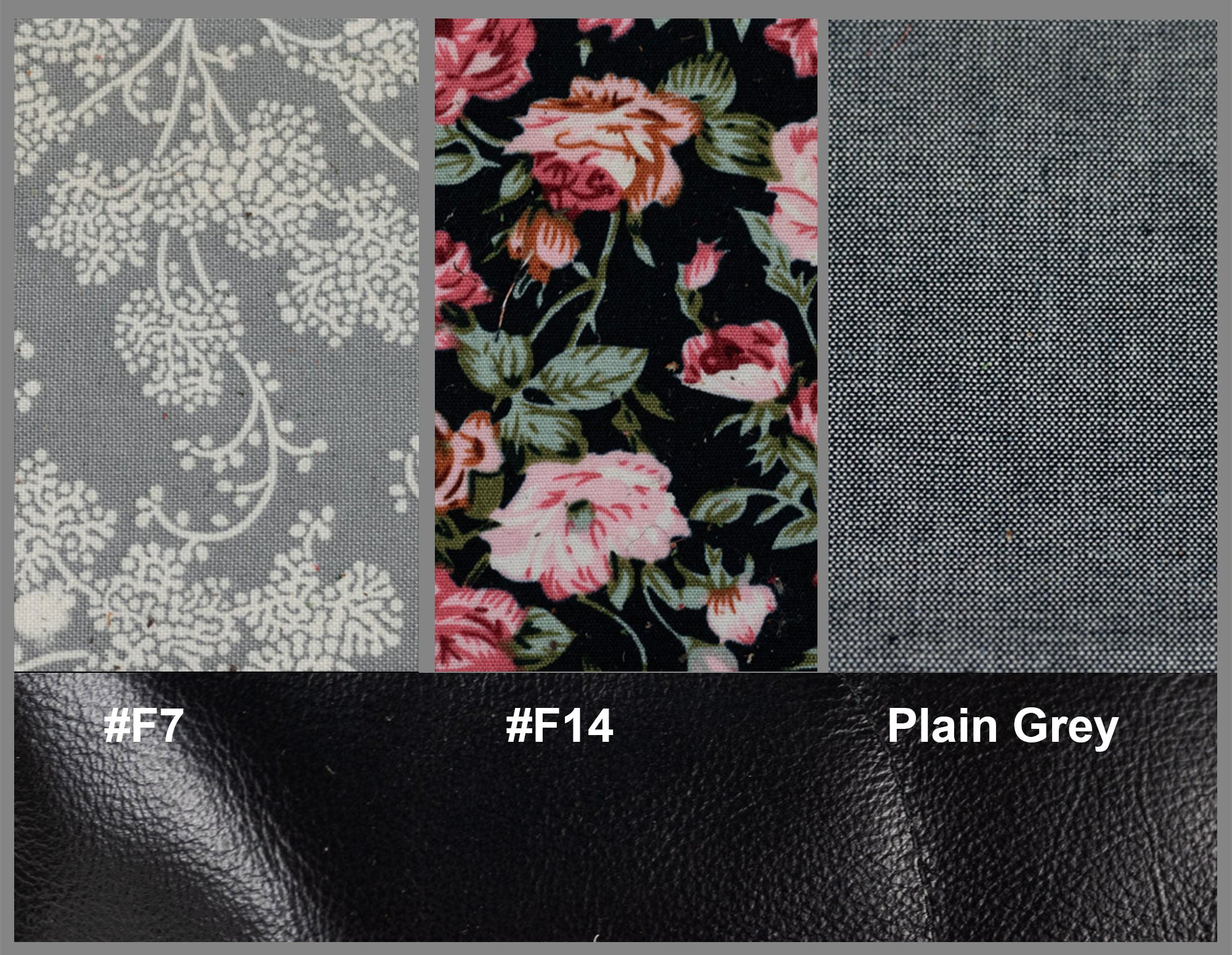 Lining Options for leather black pouch