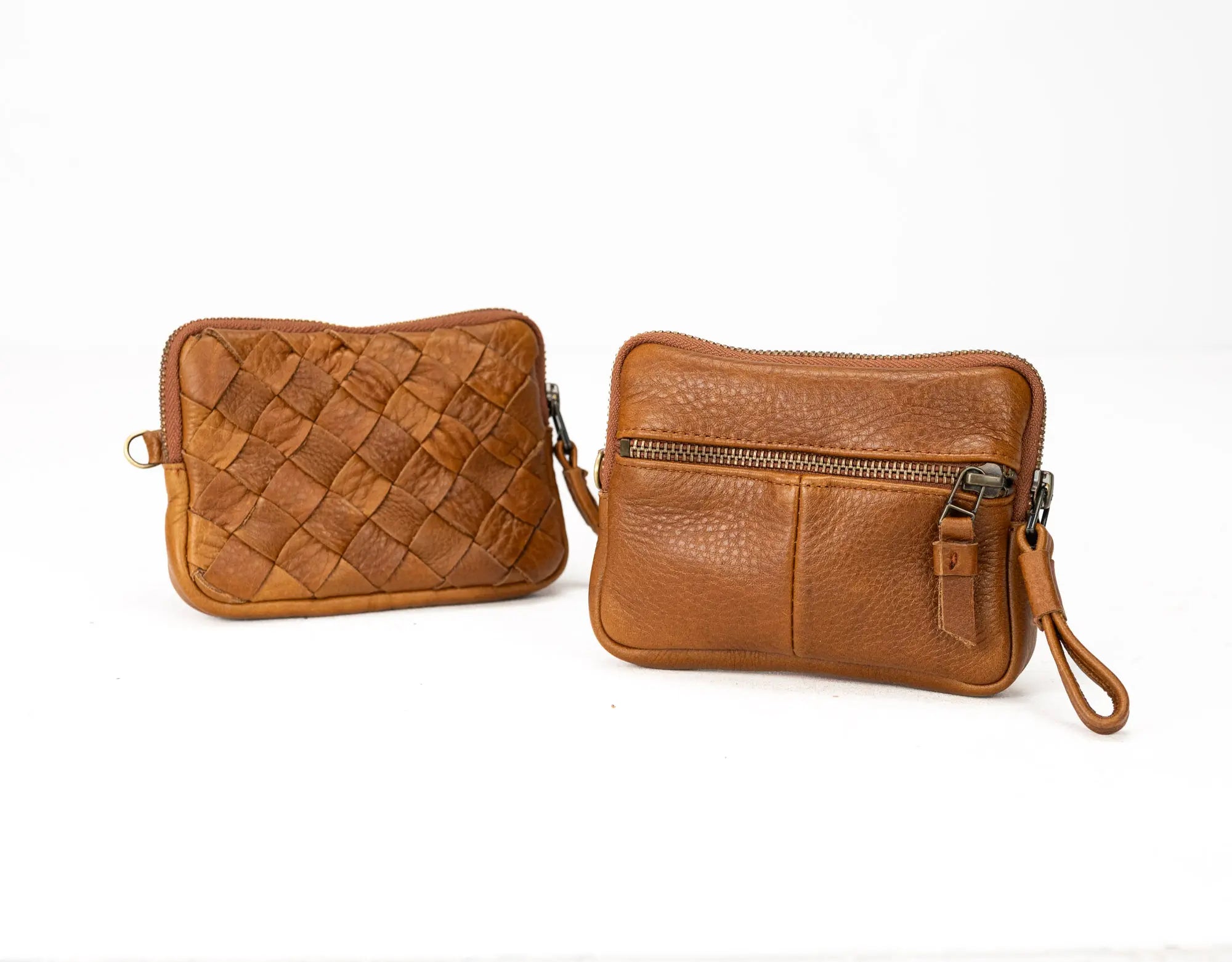 Antheia Mini wallet - Καφέ Δέρμα