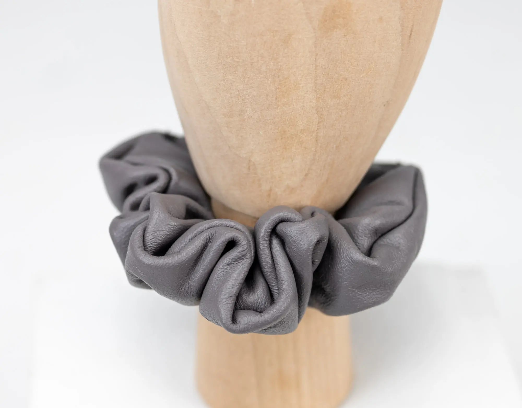 Leather Scrunchies