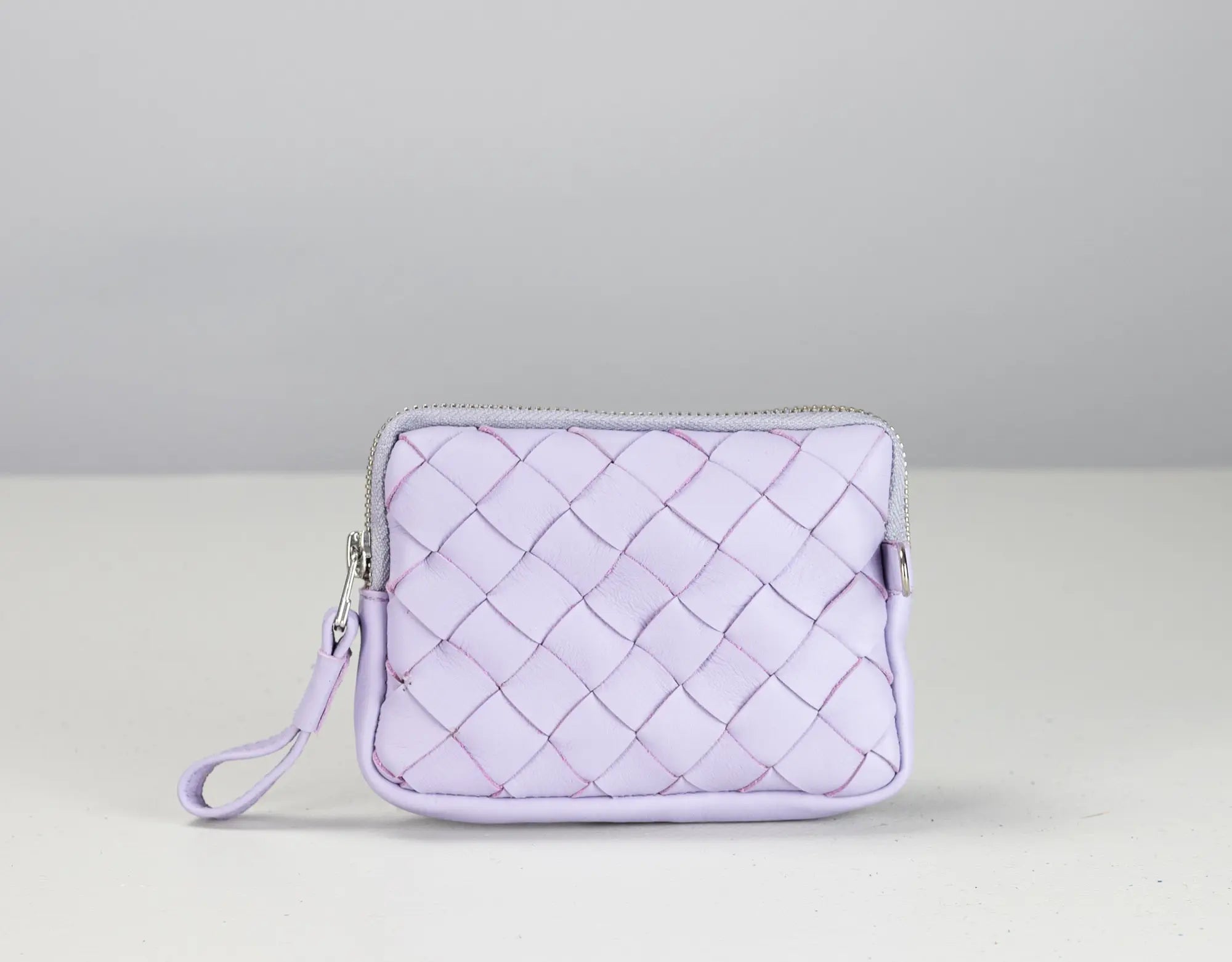Antheia Mini wallet - Lilac Leather