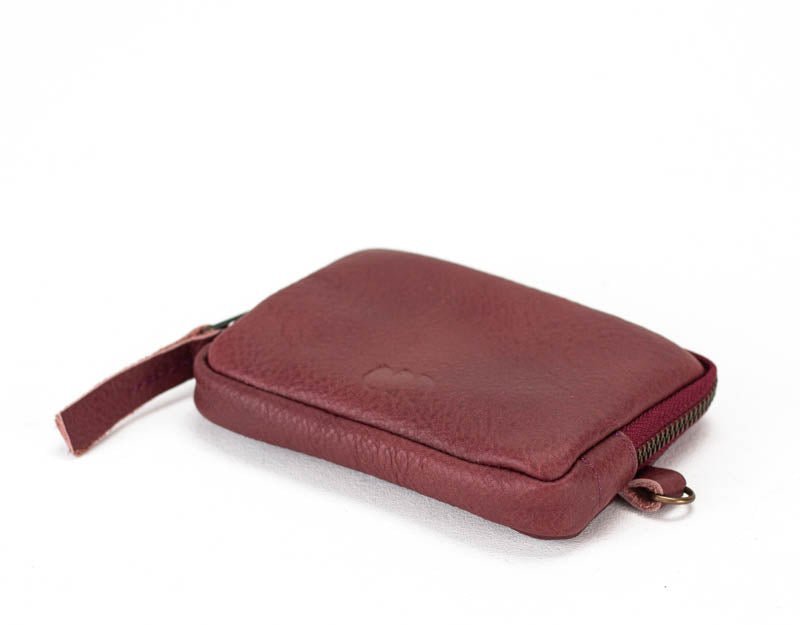 Myrto wallet - Burgundy leather - milloobags