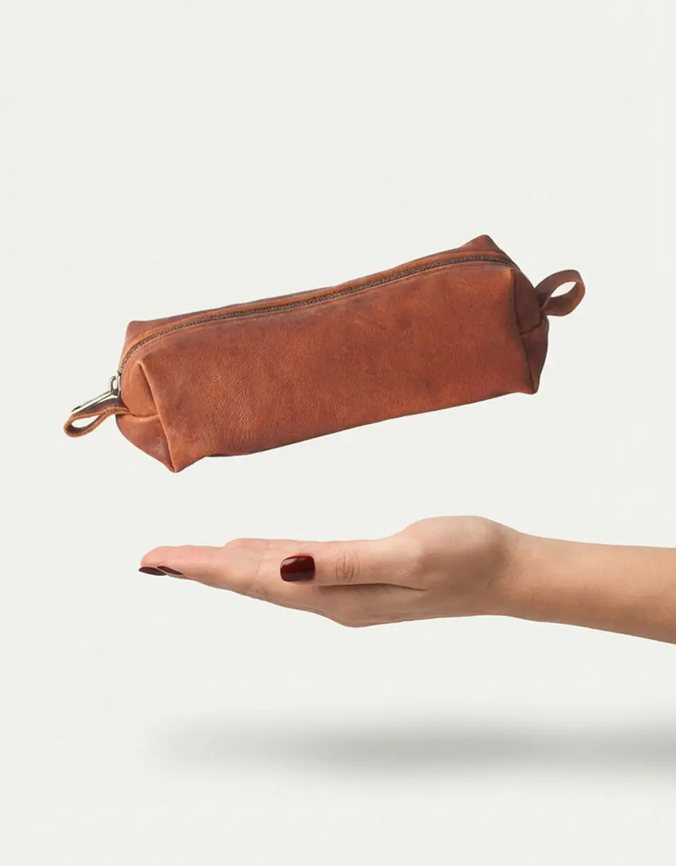 Small leather goods by milloo, made in greece