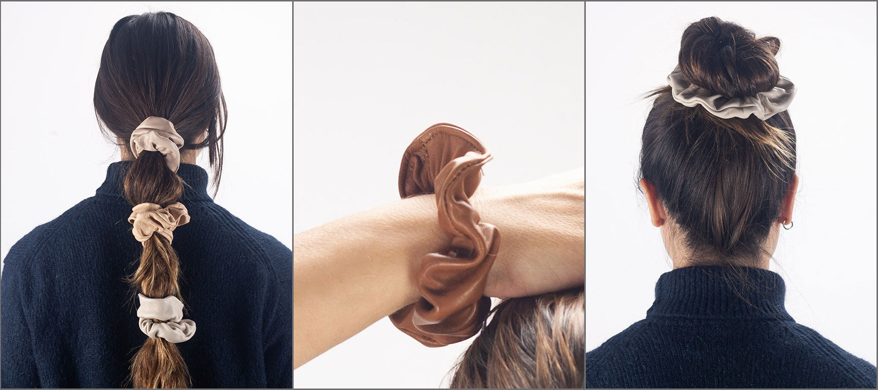 The leather Scrunchies | milloobags