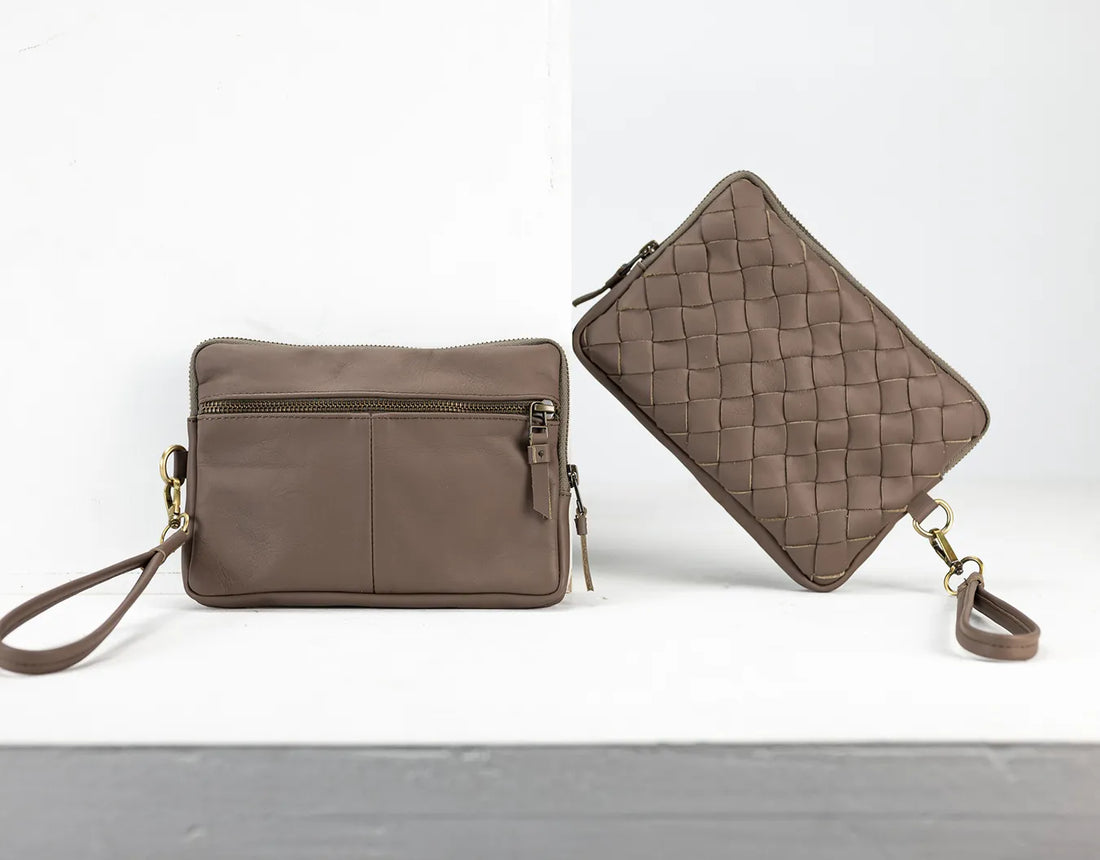 Antheia Wallet - Taupe Leather