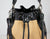 Danae bag - Black leather and rattan - milloobags