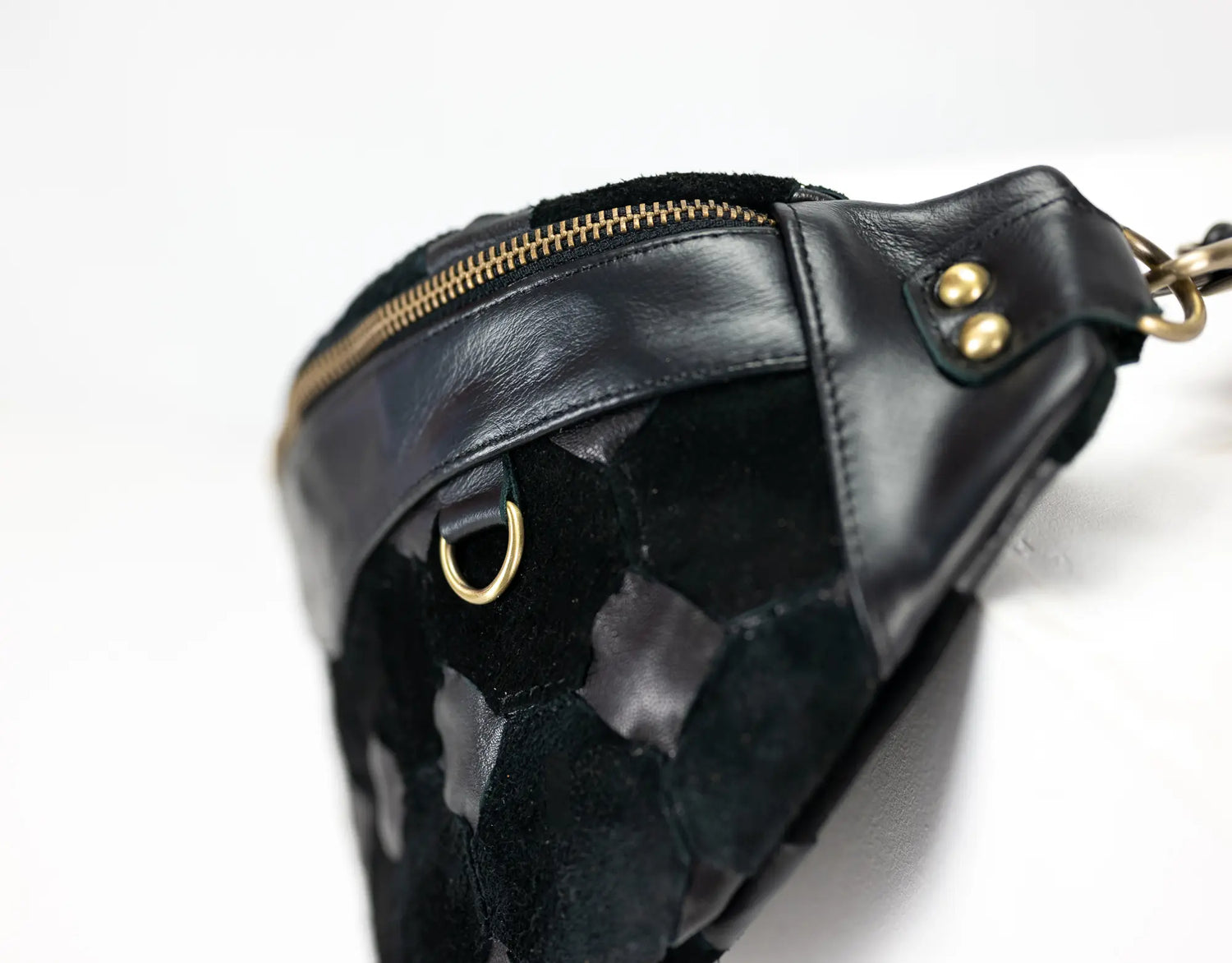 Haris fanny pack in Helon Handwoven leather