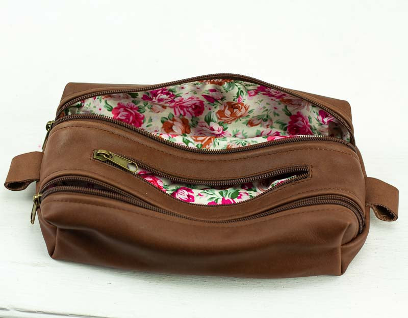 2Rec case - Chocolate Brown leather