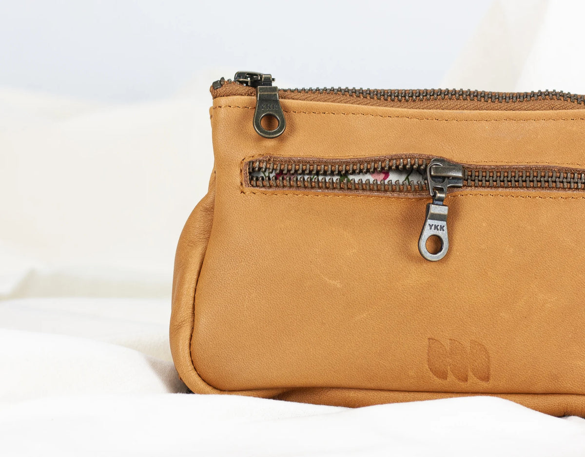 Thalia wallet - Tabac brown leather
