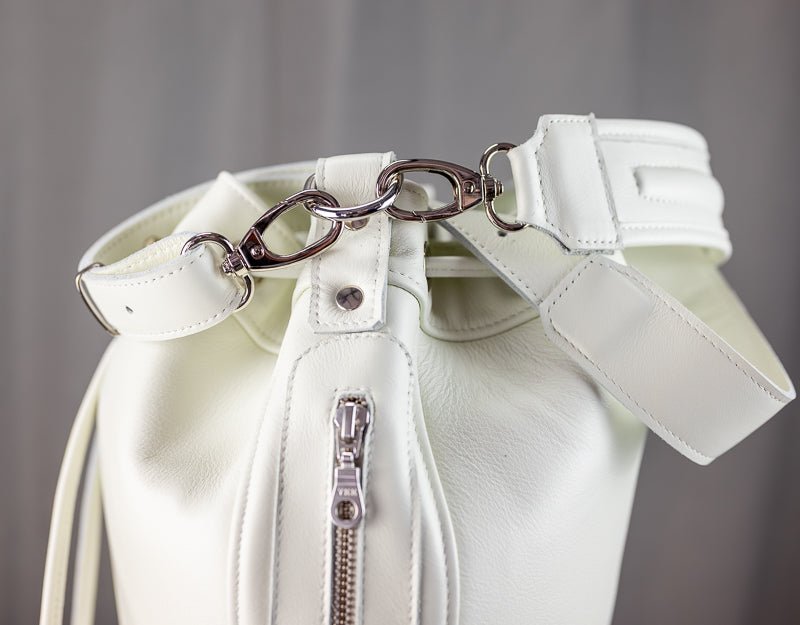 Danae bag - Offwhite leather - milloobags