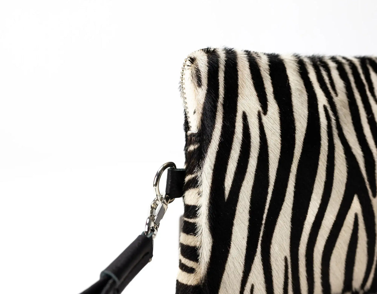 Antheia wallet - Zebra cowhide