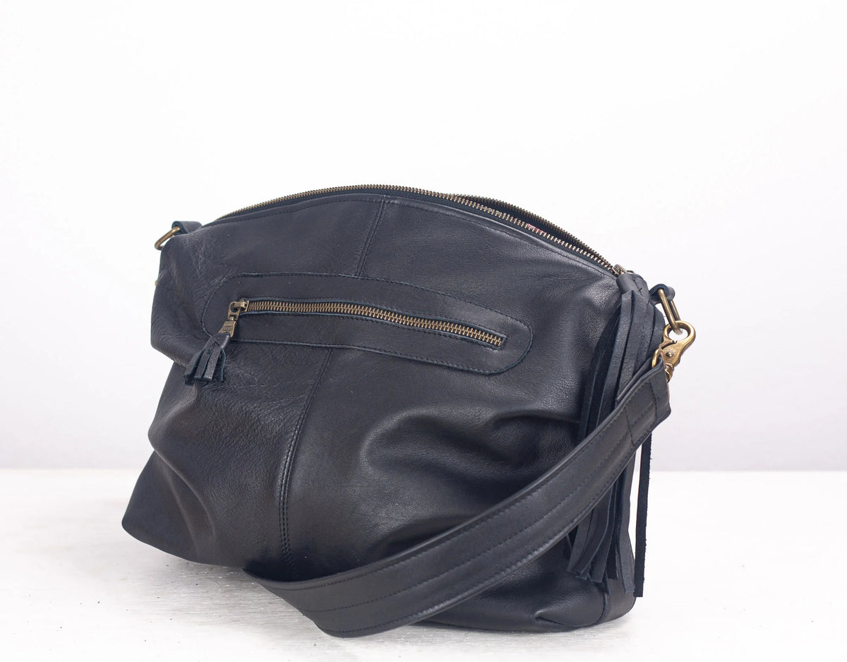 Ariadne purse - Black leather