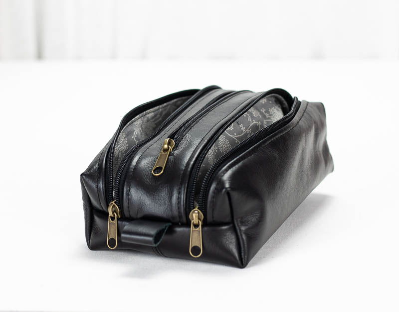 2Rec case - Black leather - milloobags