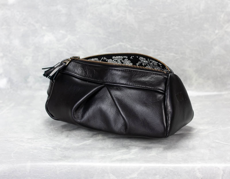 Estia case - Black leather - milloobags