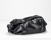 Kallia mini bag - Black soft leather - milloobags