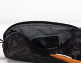 REC case - Black handweaved leather - milloobags