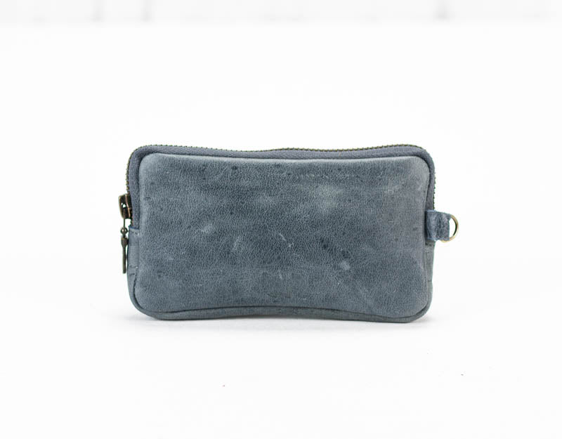 Antheia wallet - Blue distressed leather - milloobags