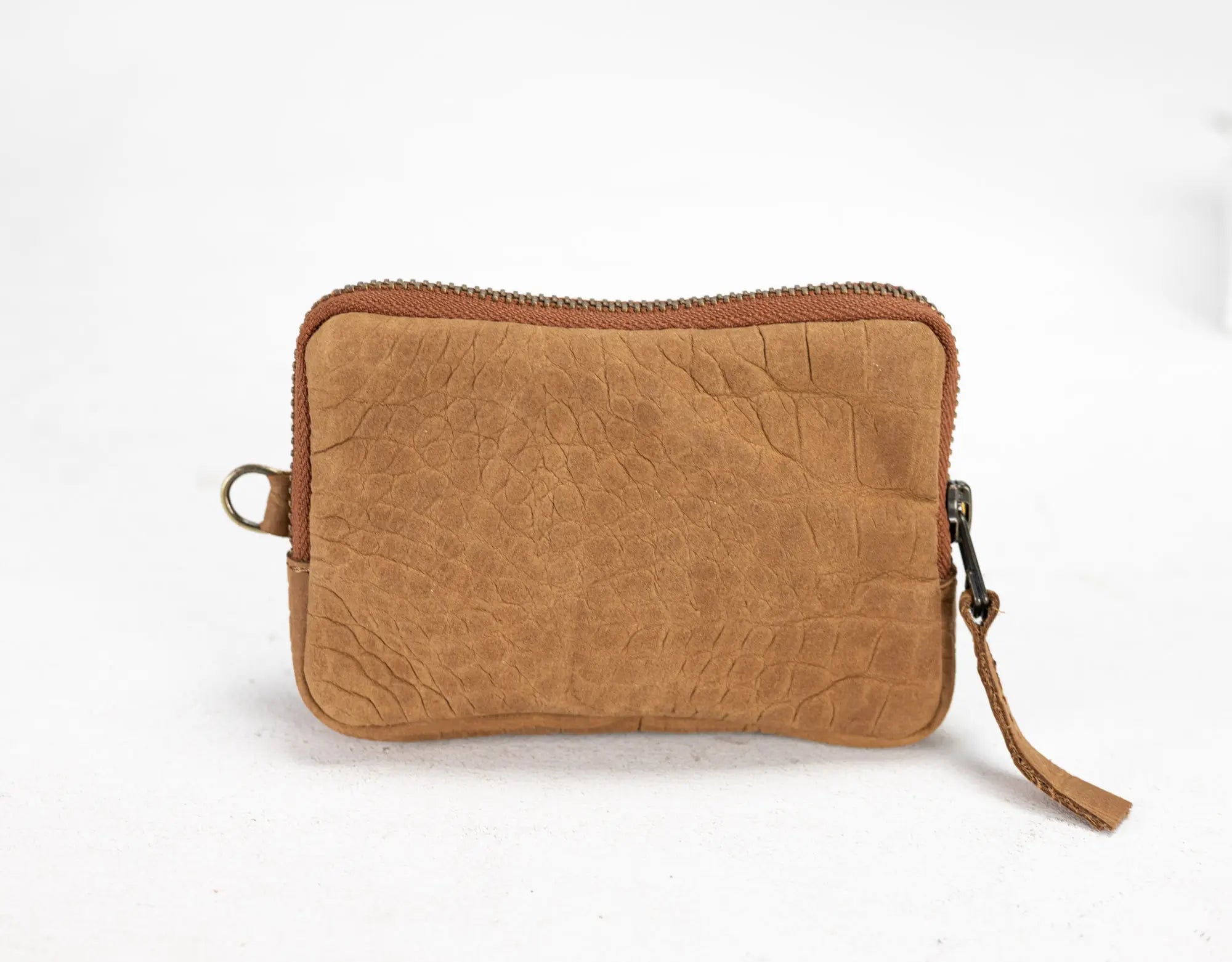 Myrto Leather Wallet - Elephant Print