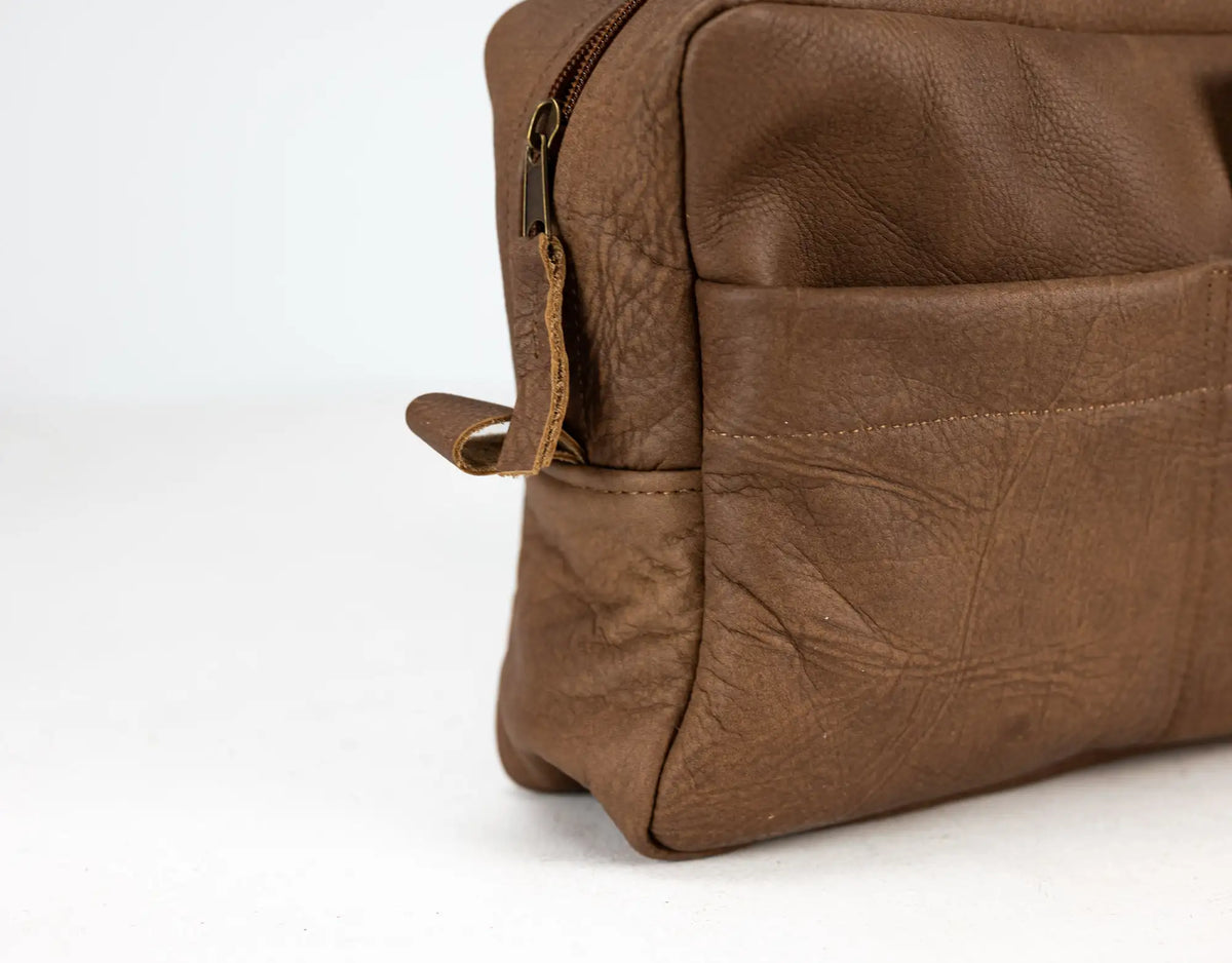 Ydra organizer - Distressed Brown leather