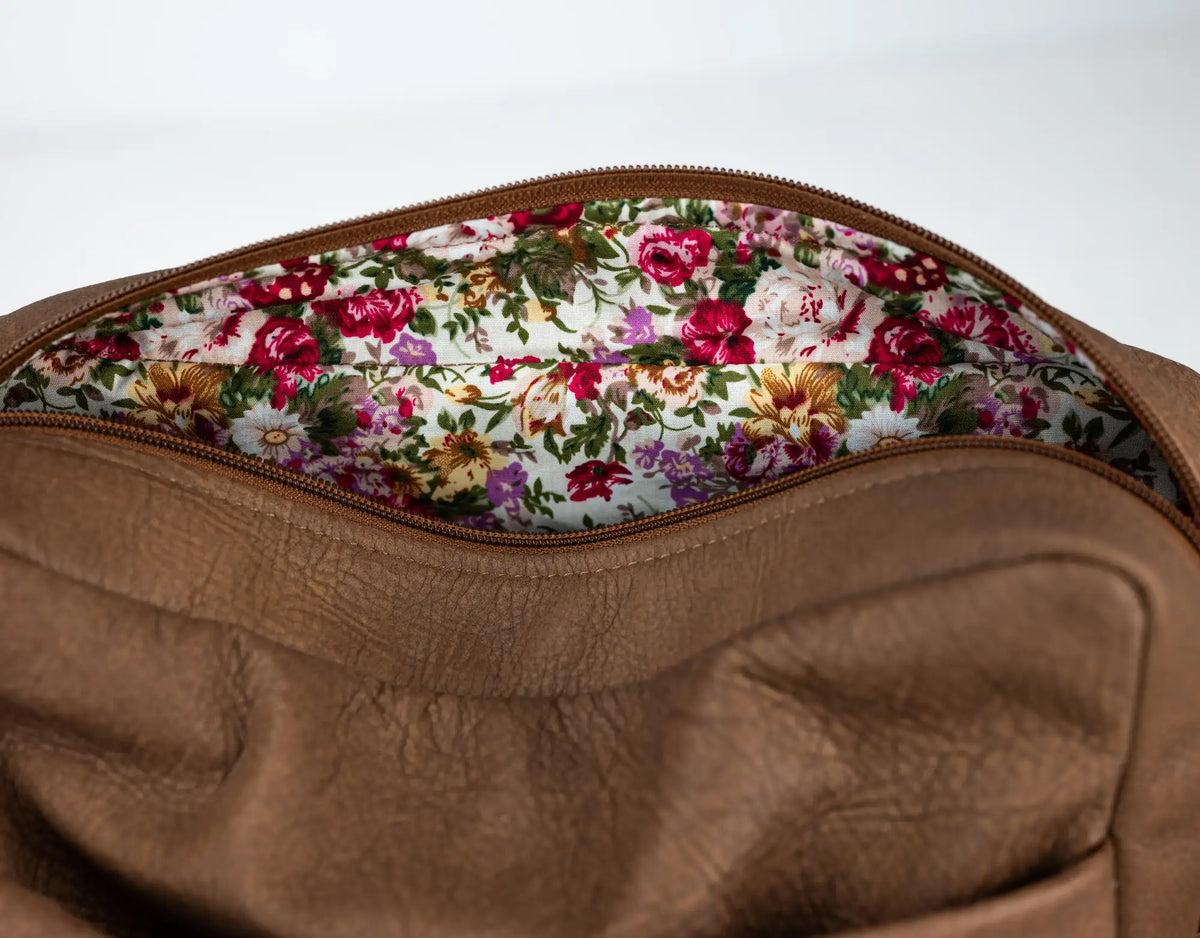 Ydra organizer - Distressed Brown leather