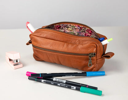 Brick case - Brown Leather