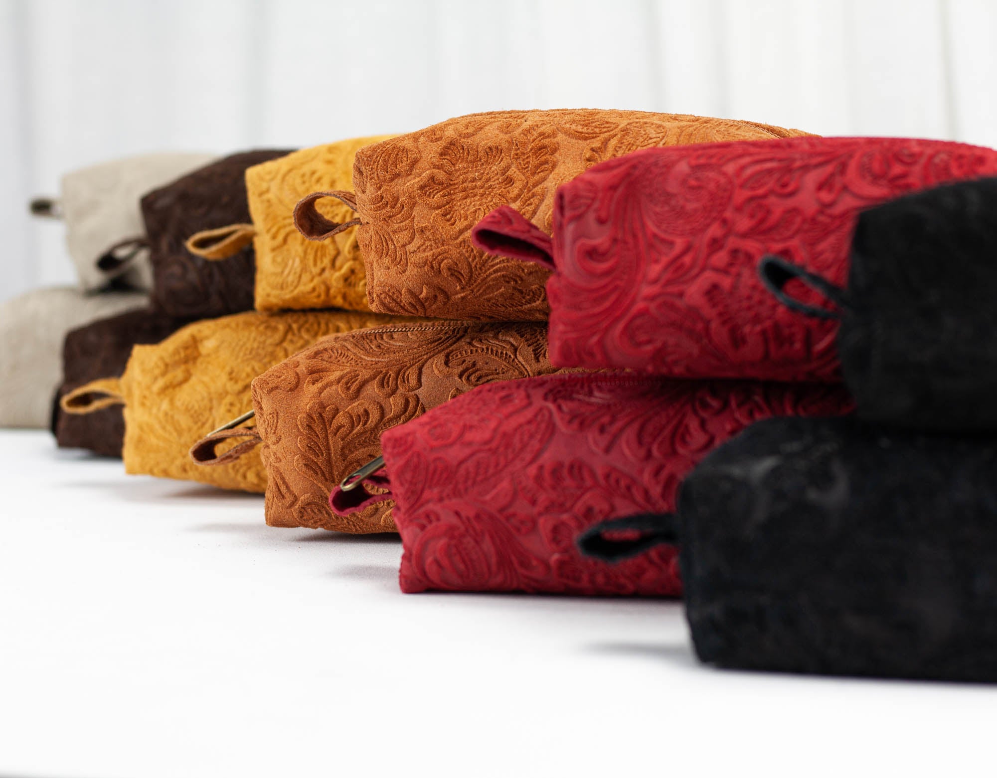 REC &amp; MINI Case - Floral Embossed Leather