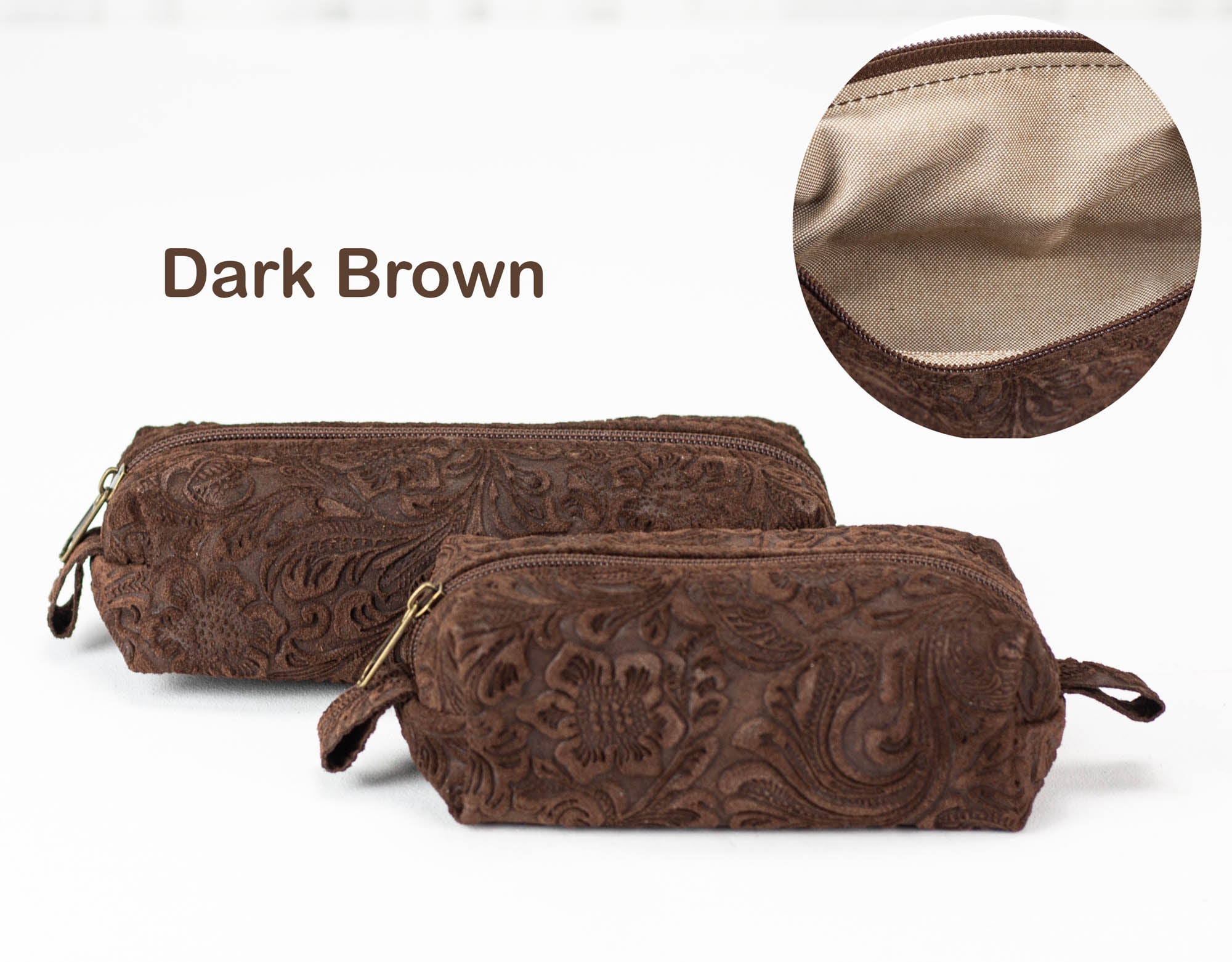 REC &amp; MINI Case - Floral Embossed Leather