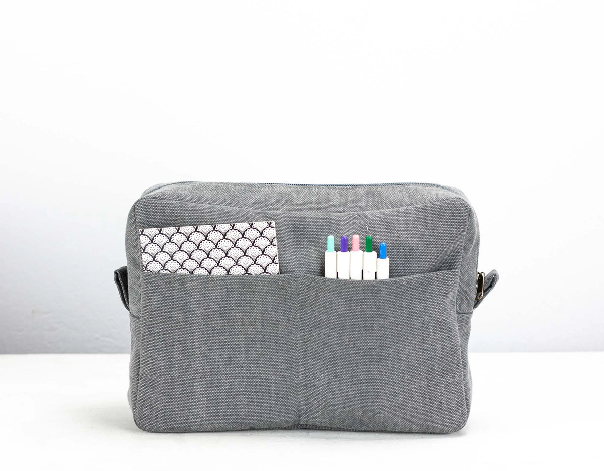 Ydra organizer - Grey canvas