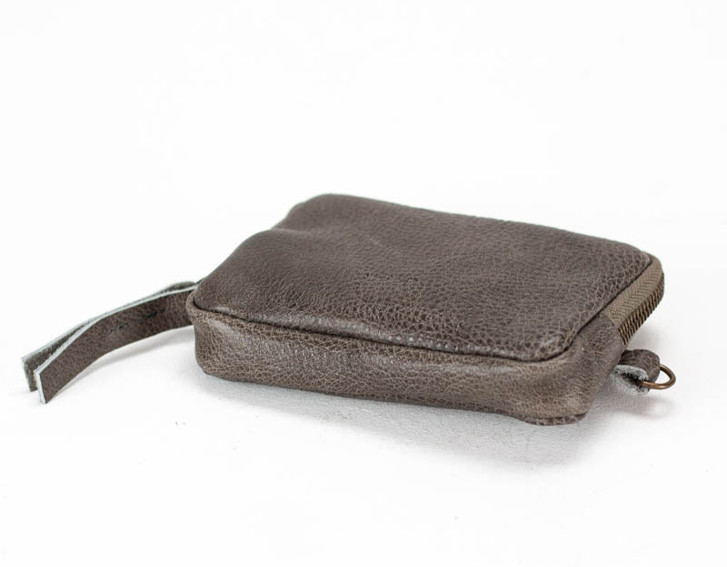 Myrto wallet - Grey leather - milloobags