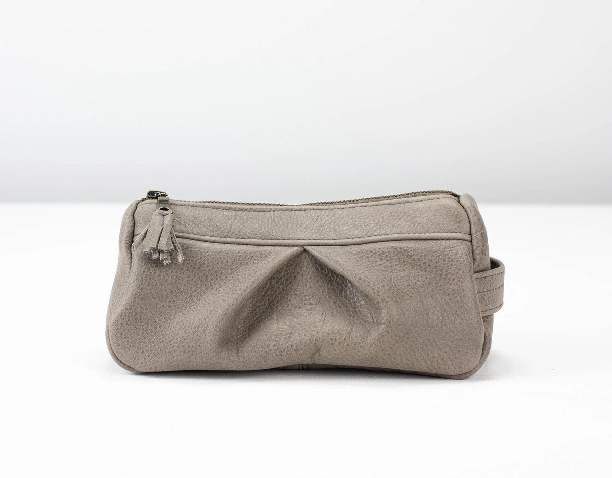 Estia case - Stone grey leather