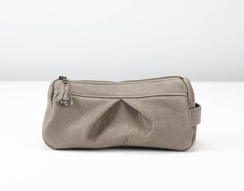 Estia case - Stone grey leather