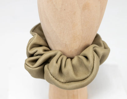 Leather Scrunchies