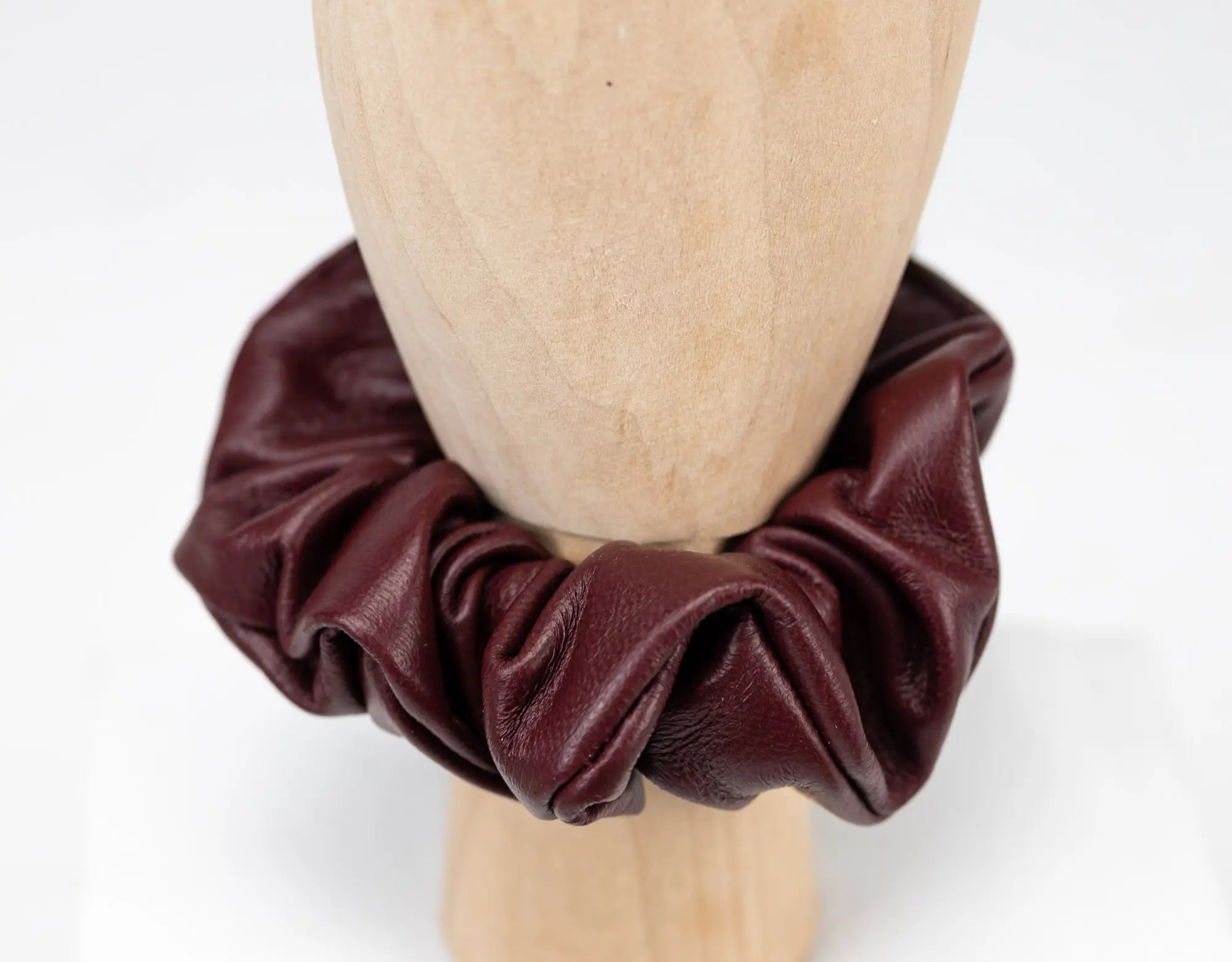 Leather Scrunchies