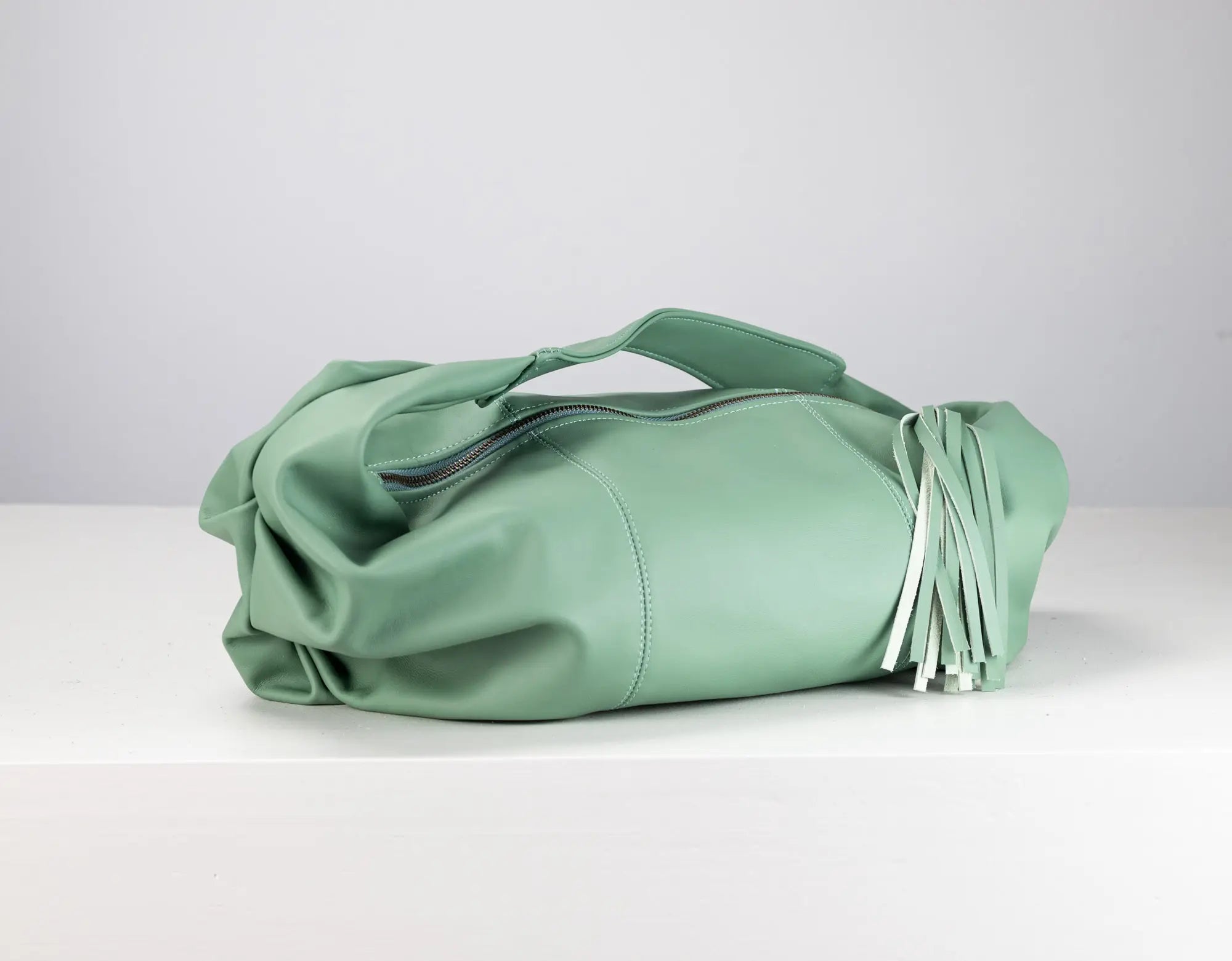 Kallia Mini Bag - Mint Green Leather