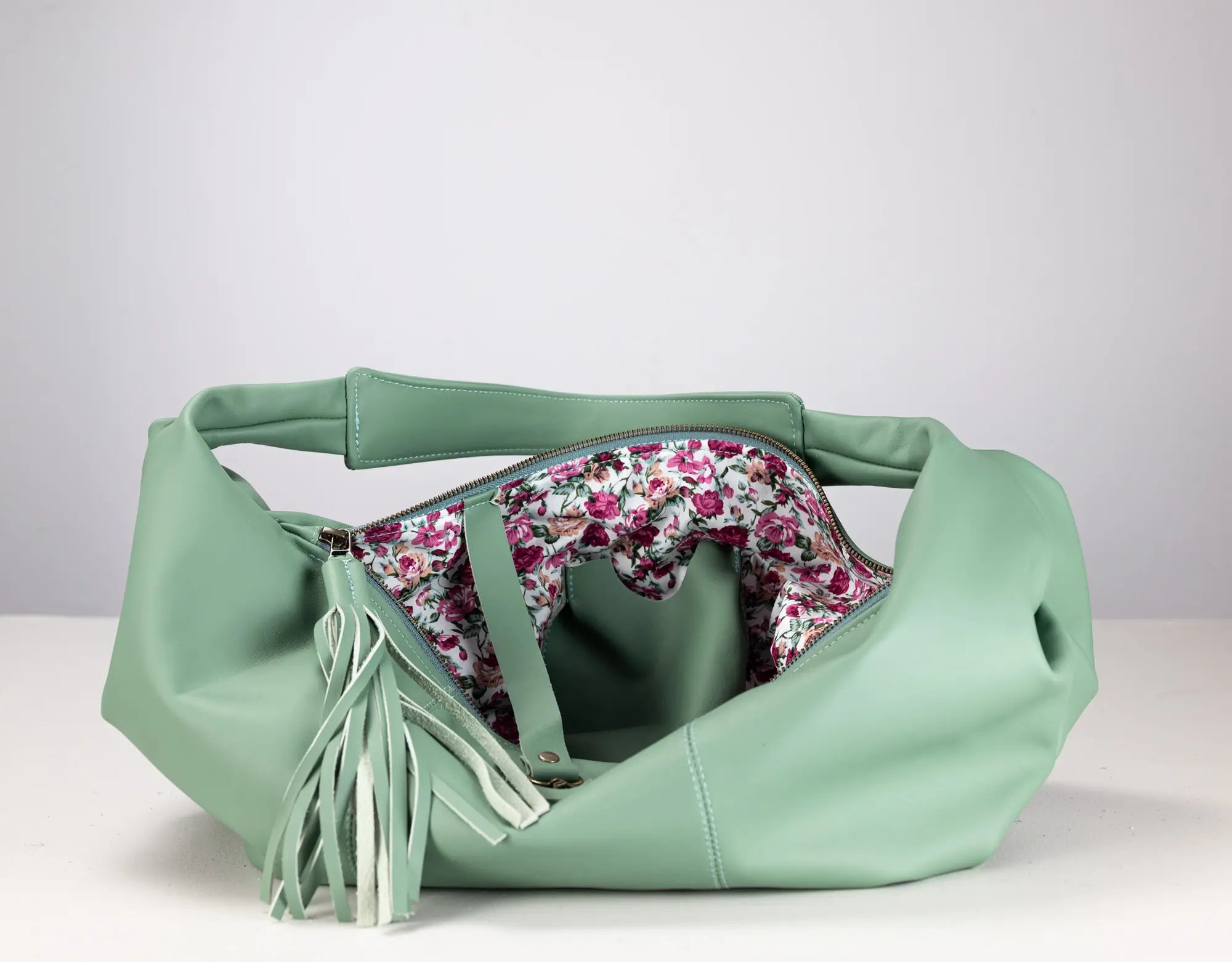 Kallia Mini τσάντα - Mint Green Δέρμα