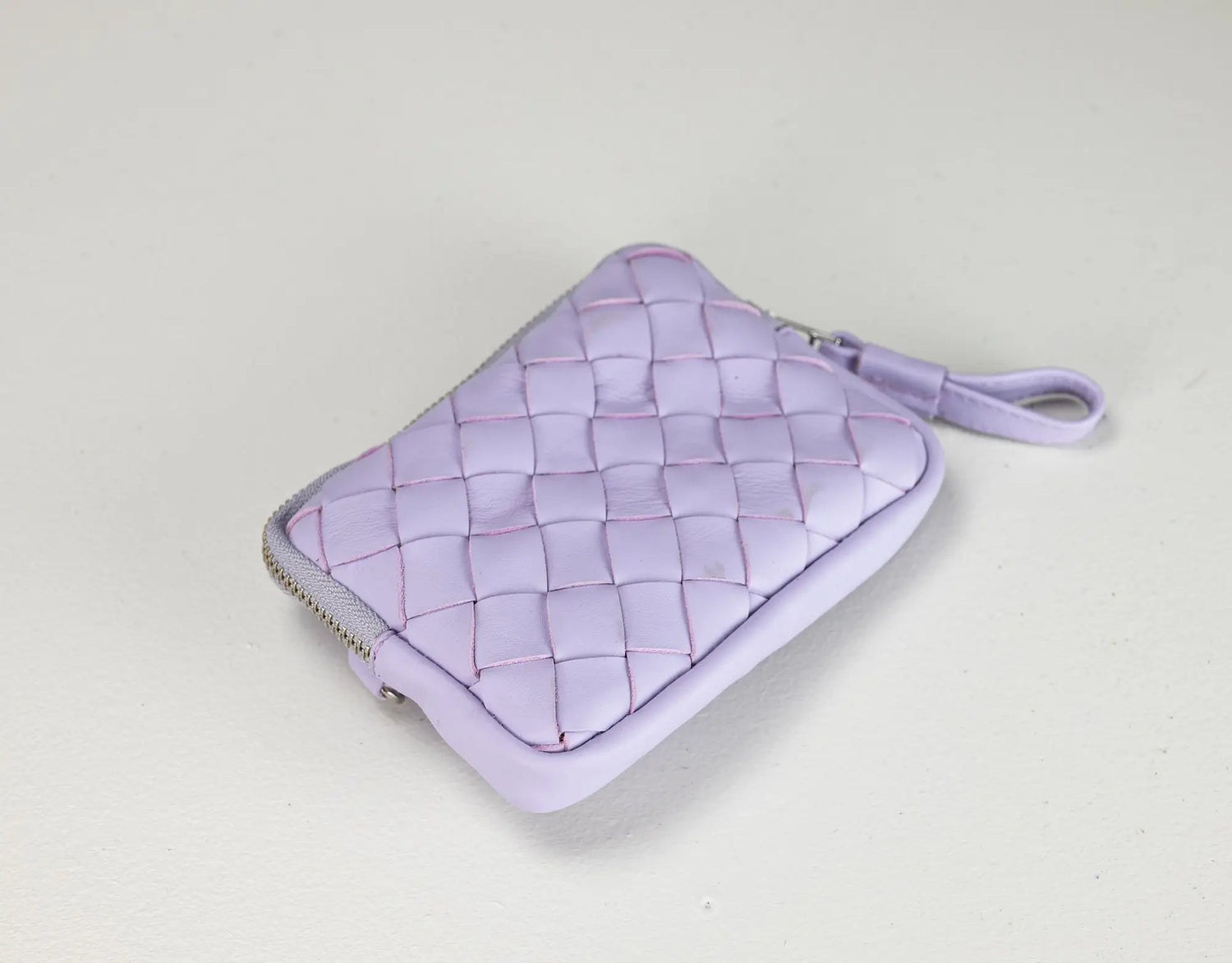 Antheia Mini wallet - Λιλά Δέρμα