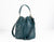 Danae bag - Midnight green pebbled leather - milloobags