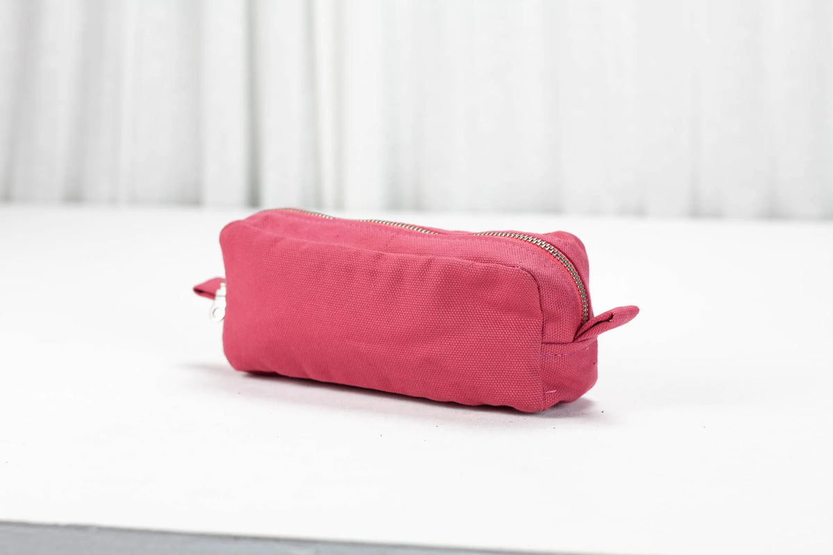 Brick case - Pink cotton canvas