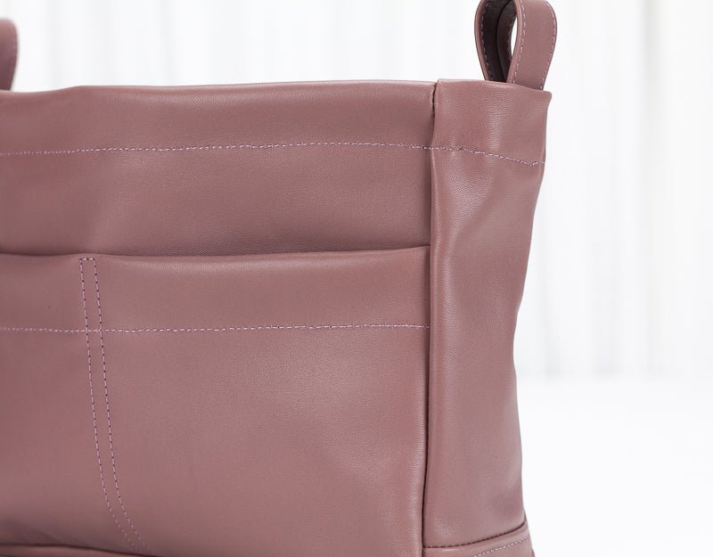 Purse Insert - Rosy brown leather - milloobags