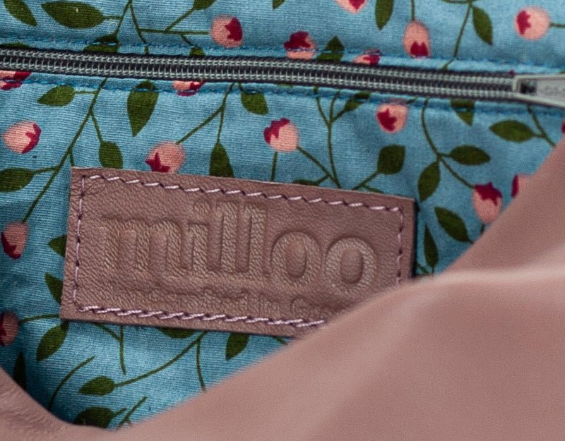 Ydra organizer - Rosy brown leather - milloobags