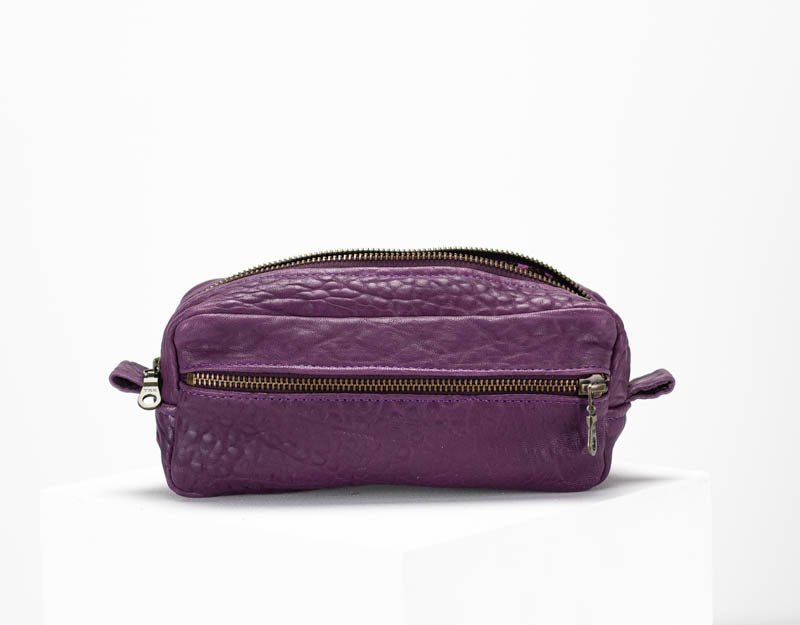 Brick case - Imperial purple leather - milloobags
