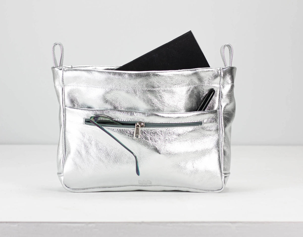 Purse Insert - Bronze, Gold or Silver leather