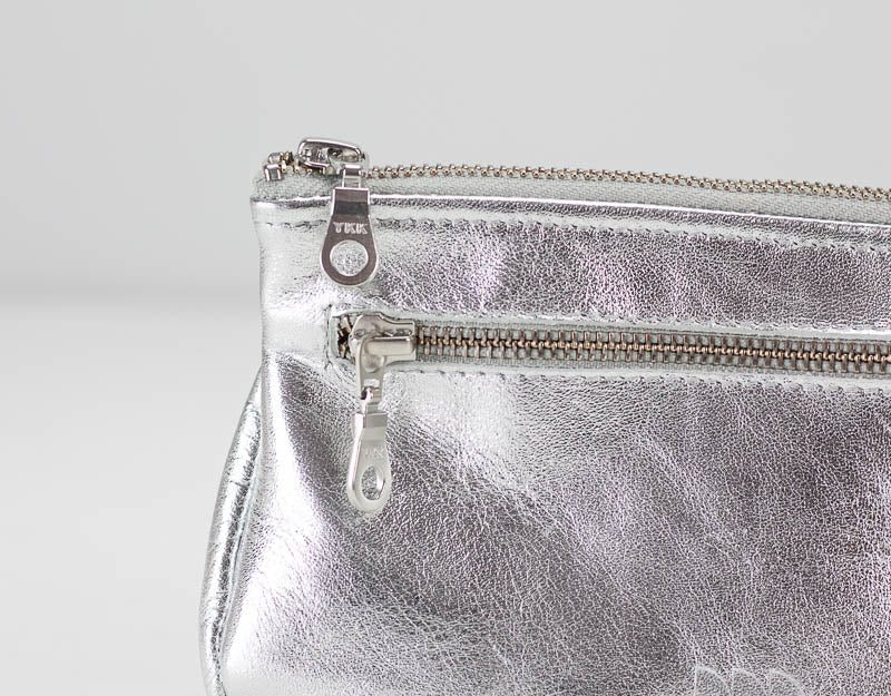 Thalia wallet - Silver or Rose gold leather - milloobags
