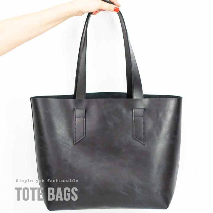 Leather totes by milloobags
