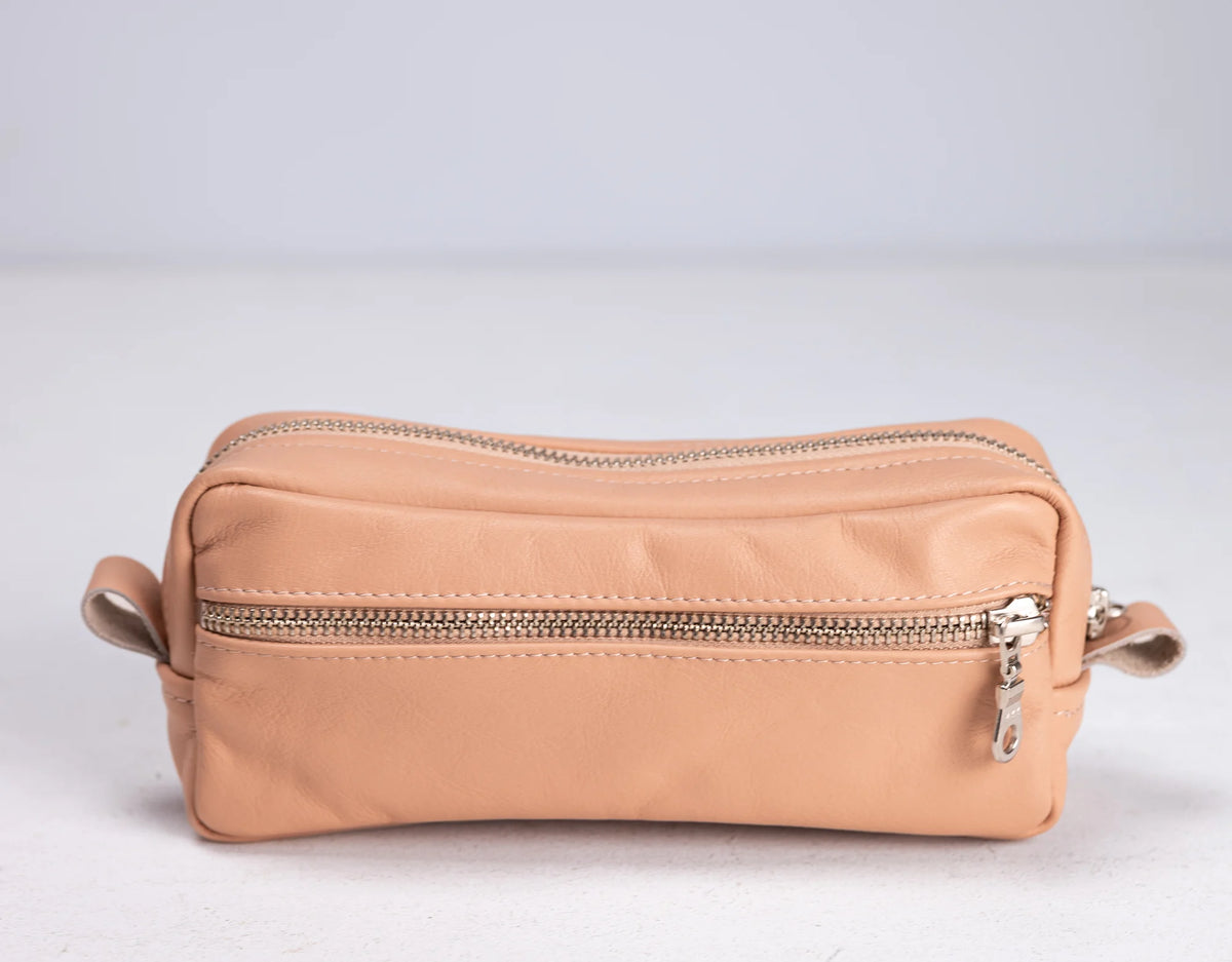 Brick case - Vintage Pink leather
