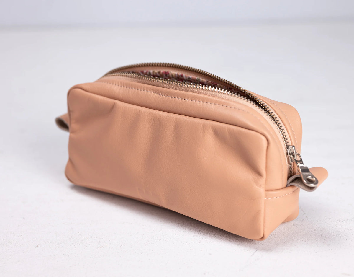 Brick case - Vintage Pink leather