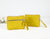 Antheia mini wallet - Yellow leather - milloobags