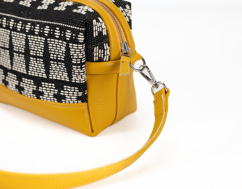 Calliope bag - Leather and Cotton