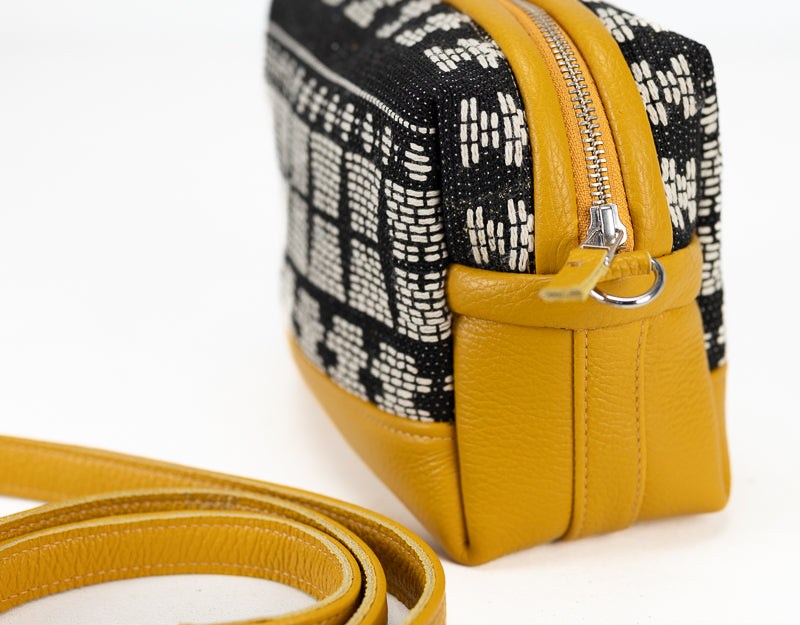 Calliope bag - Leather and Cotton
