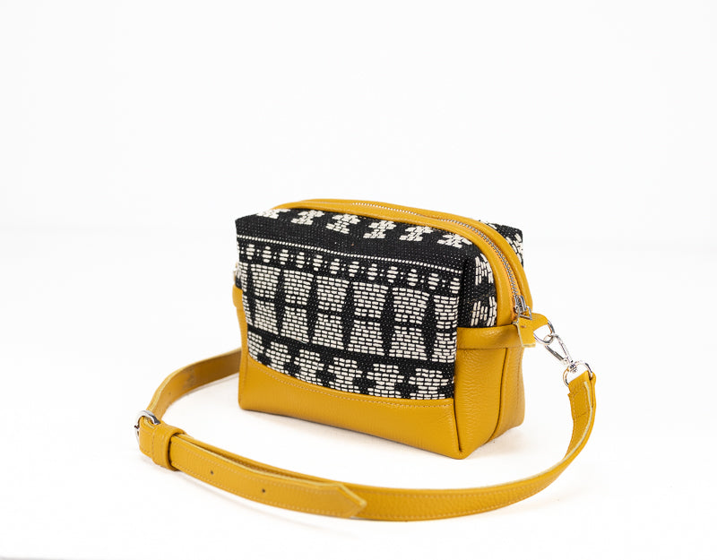 Calliope bag - Leather and Cotton